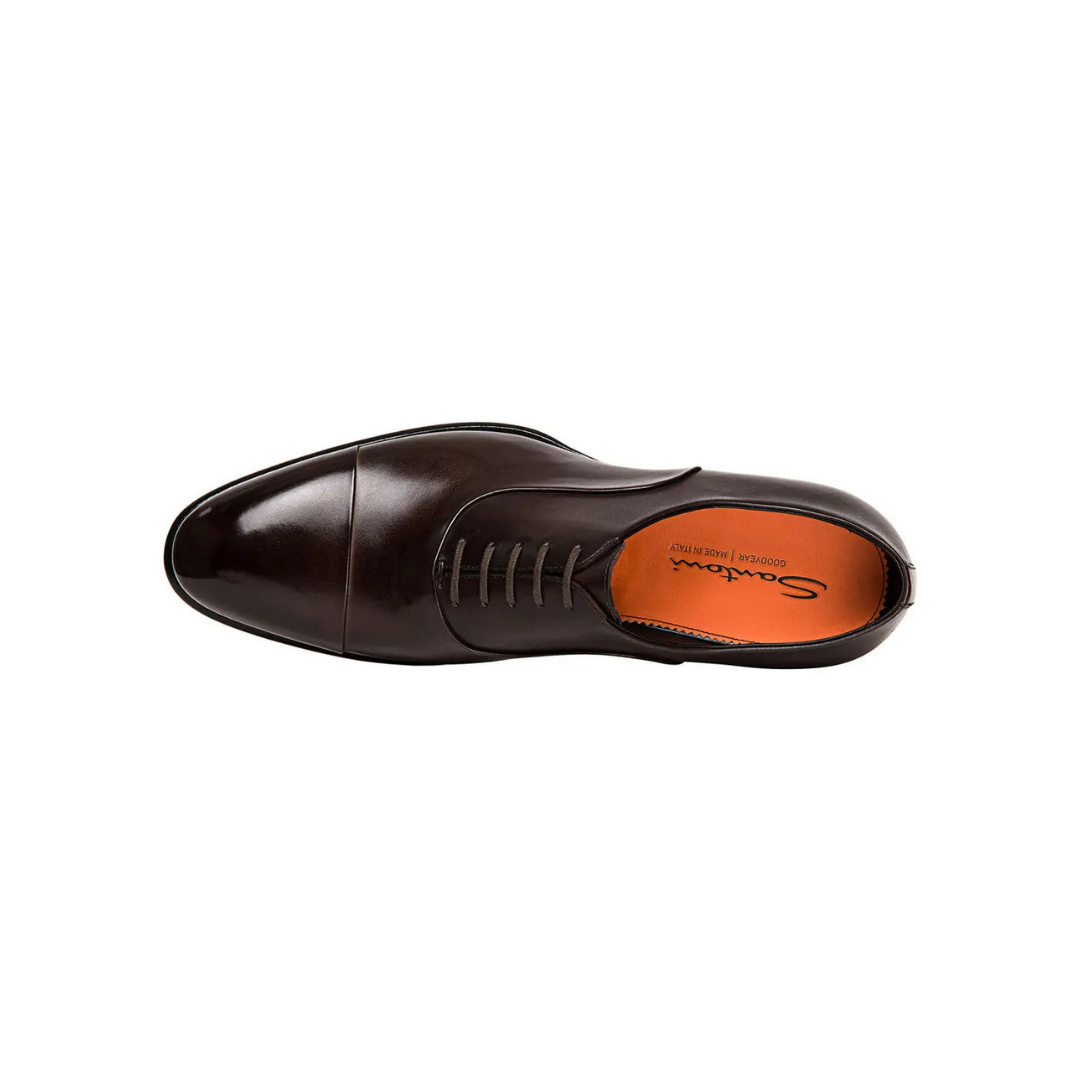 Santoni Kahverengi Erkek Deri Klasik Ayakkabı MCCR12621 DT50