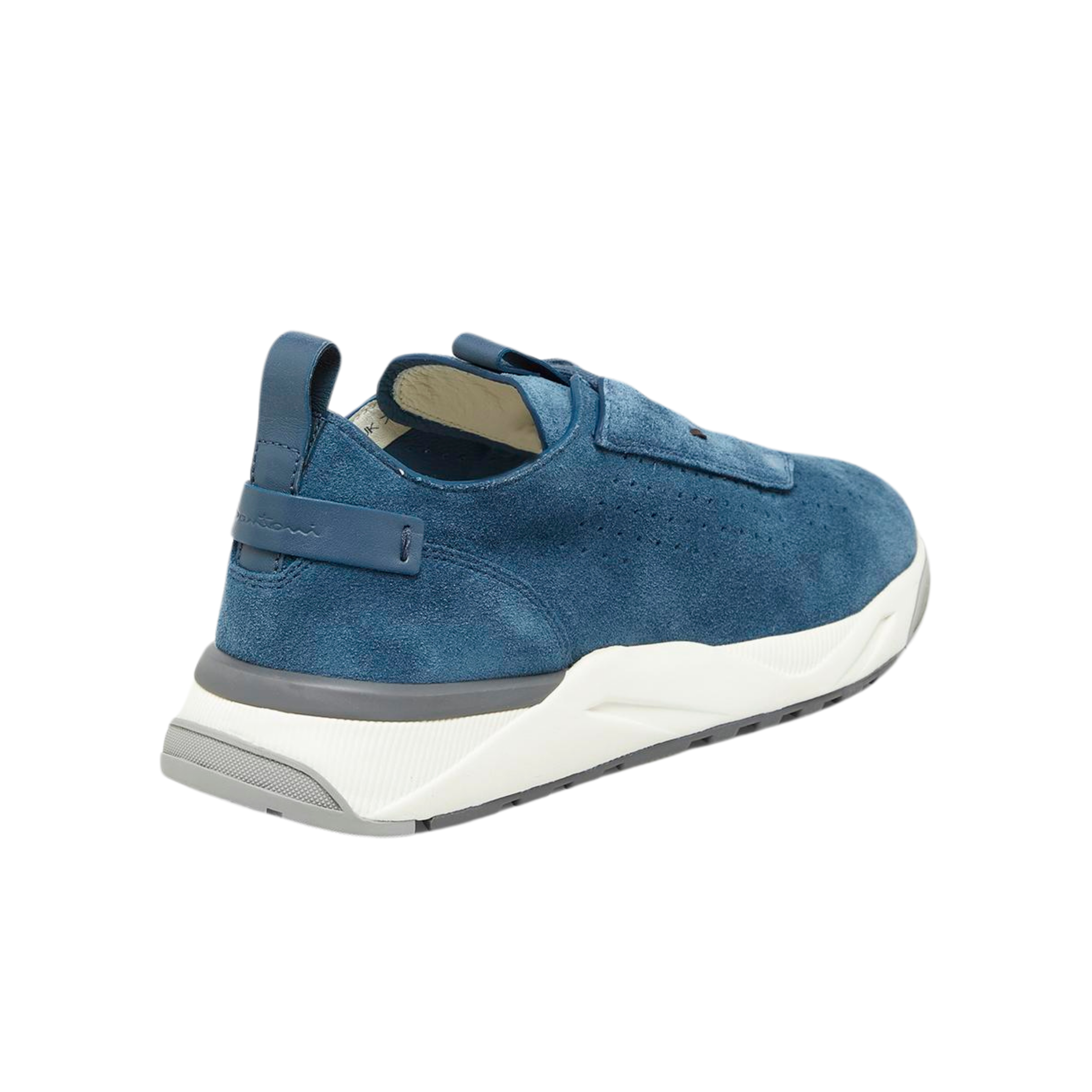 Santoni Royal Mavi Süet Ayakkabı M400322511
