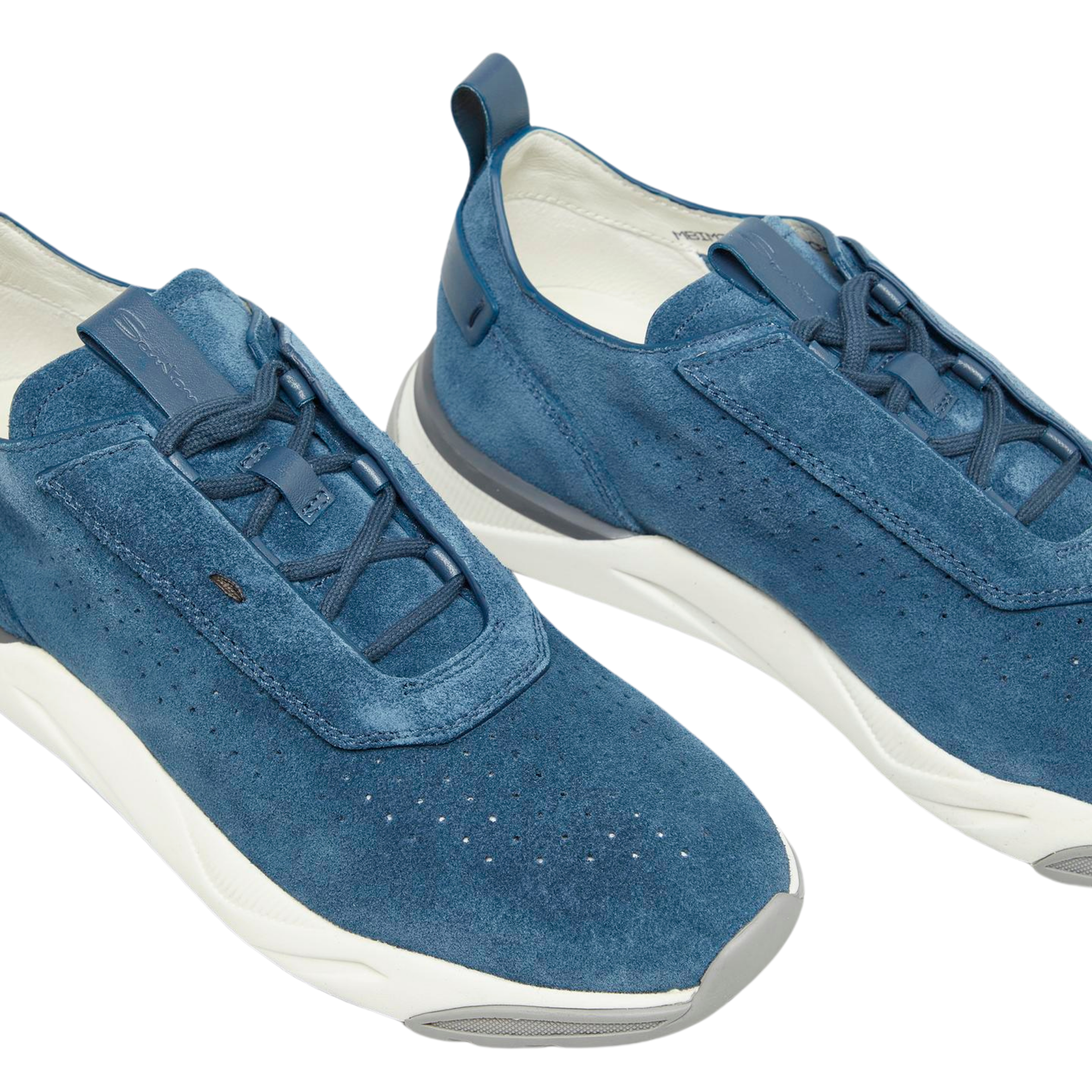 Santoni Royal Mavi Süet Ayakkabı M400322511