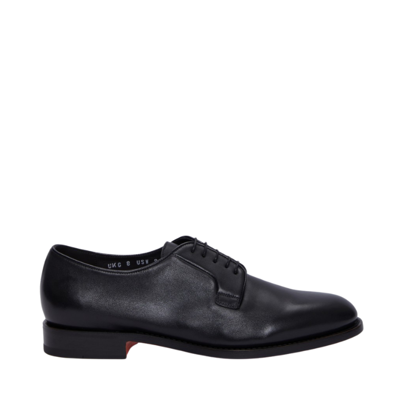 Santoni Siyah Erkek Deri Klasik Ayakkabı MCCO19046PD7SGFRN01