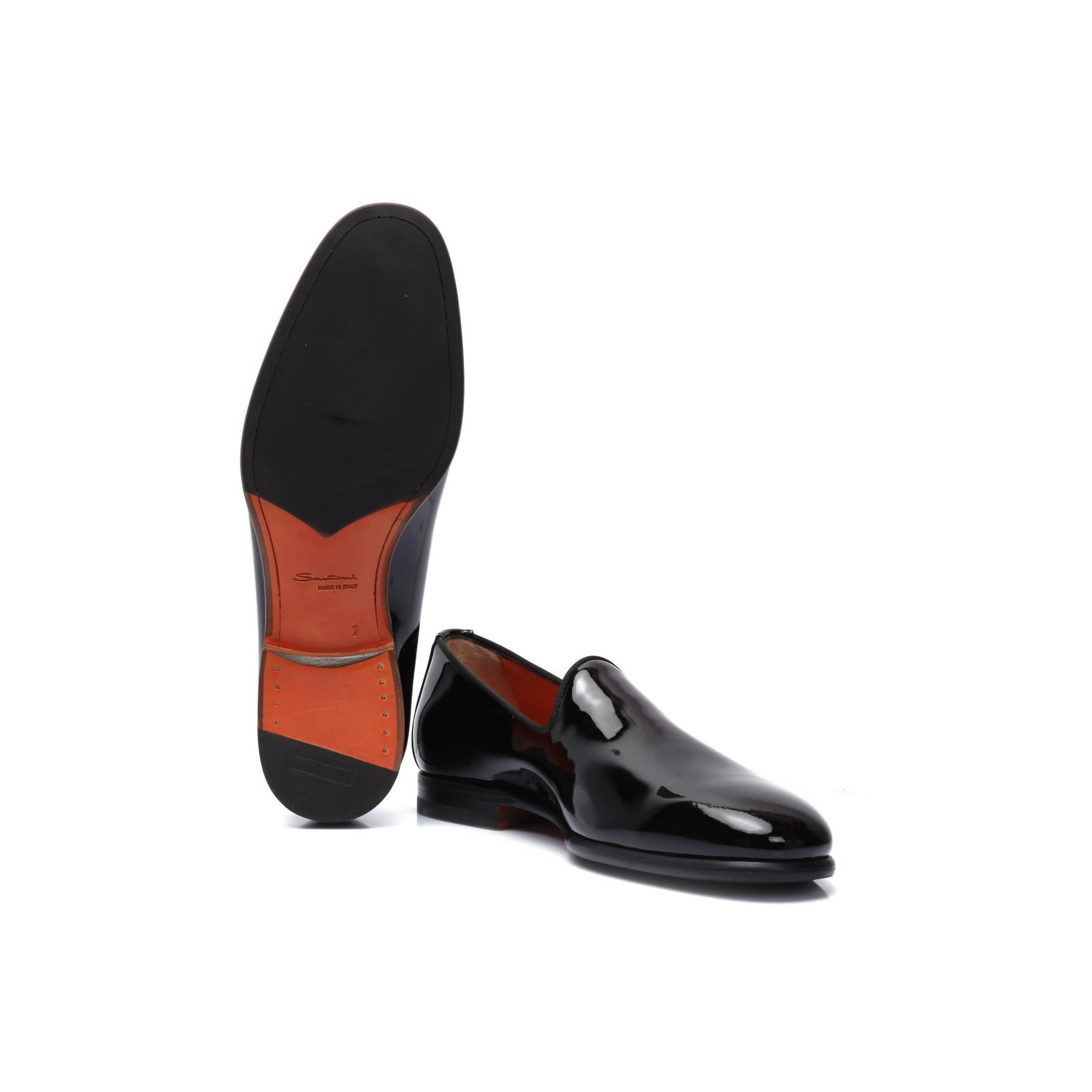 Santoni Siyah Rugan Erkek Ayakkabı MCNC13909