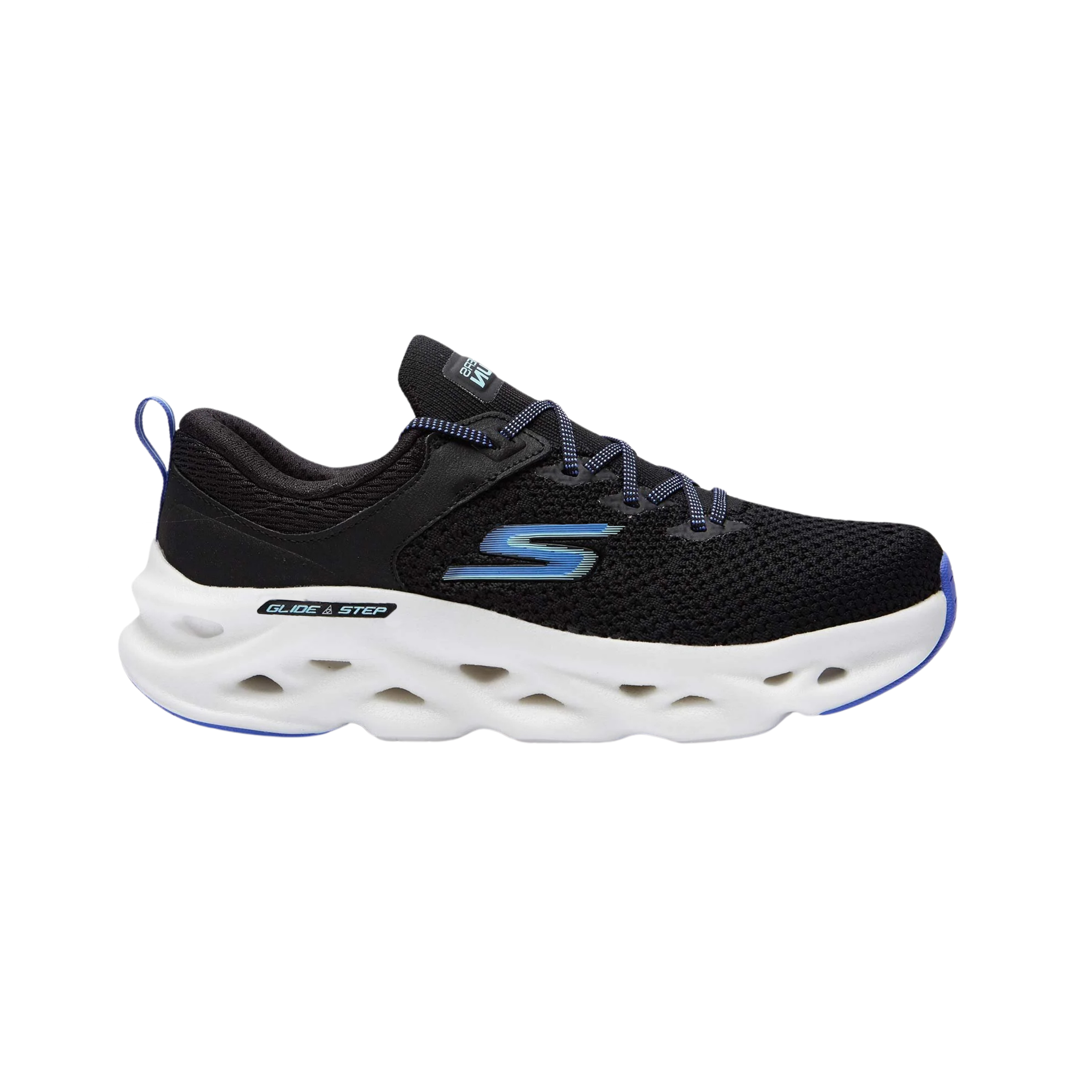 Skechers Go Run Swirl Tech - Dash Charge Kadın Spor Ayakkabı 128793 BLK