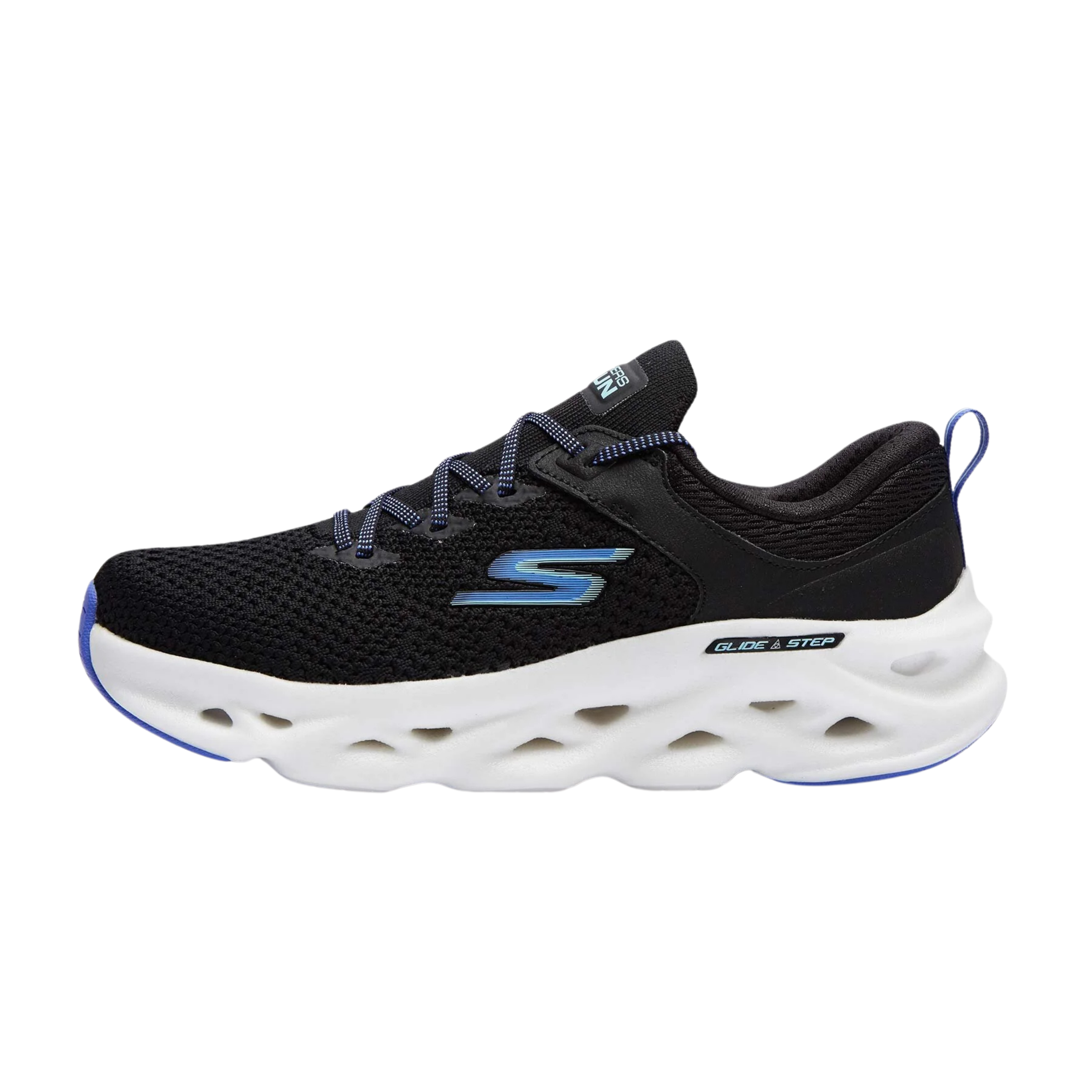 Skechers Go Run Swirl Tech - Dash Charge Kadın Spor Ayakkabı 128793 BLK