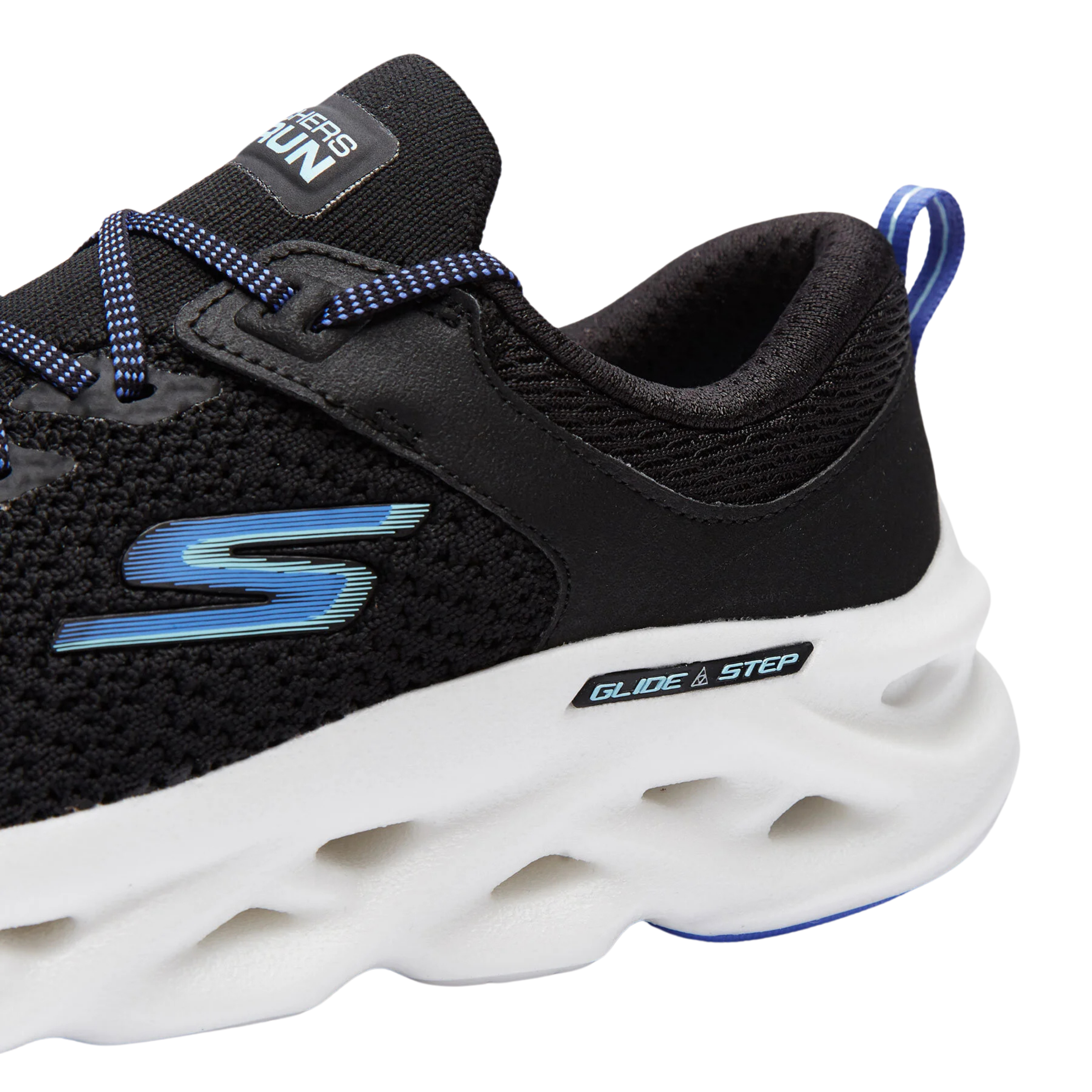 Skechers Go Run Swirl Tech - Dash Charge Kadın Spor Ayakkabı 128793 BLK