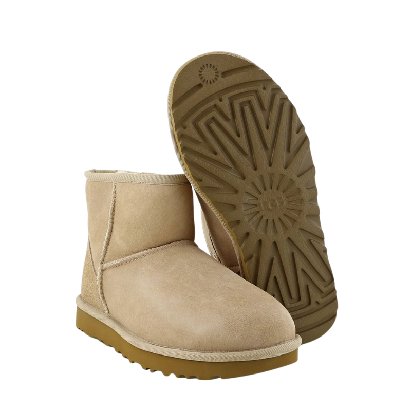 Ugg Klasik Mini Bej Rengi Kadın Ayakkabı 