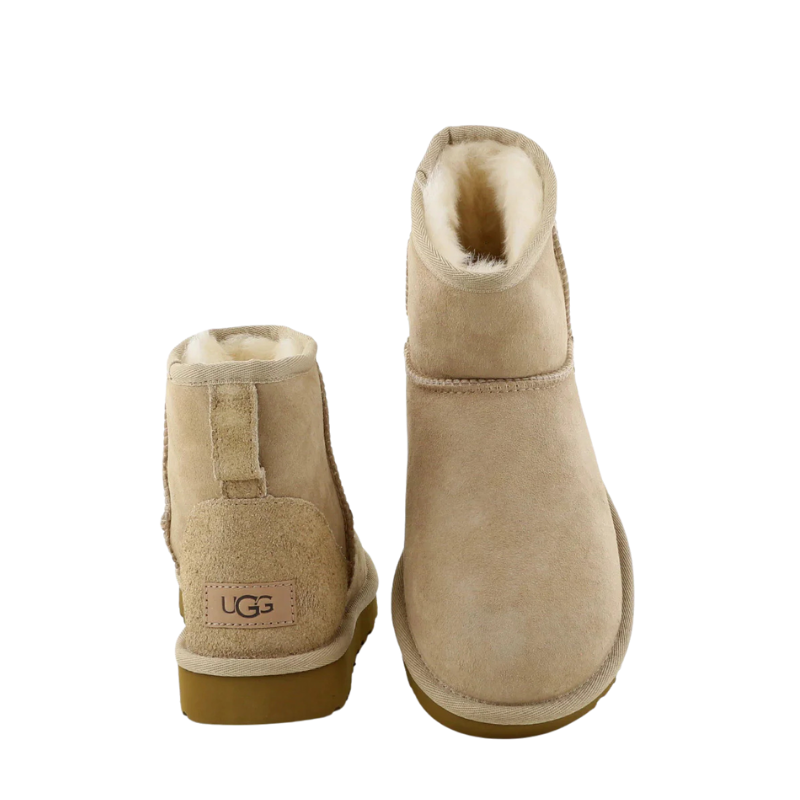Ugg Klasik Mini Bej Rengi Kadın Ayakkabı 