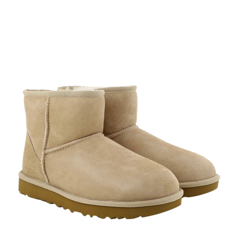 Ugg Klasik Mini Bej Rengi Kadın Ayakkabı 