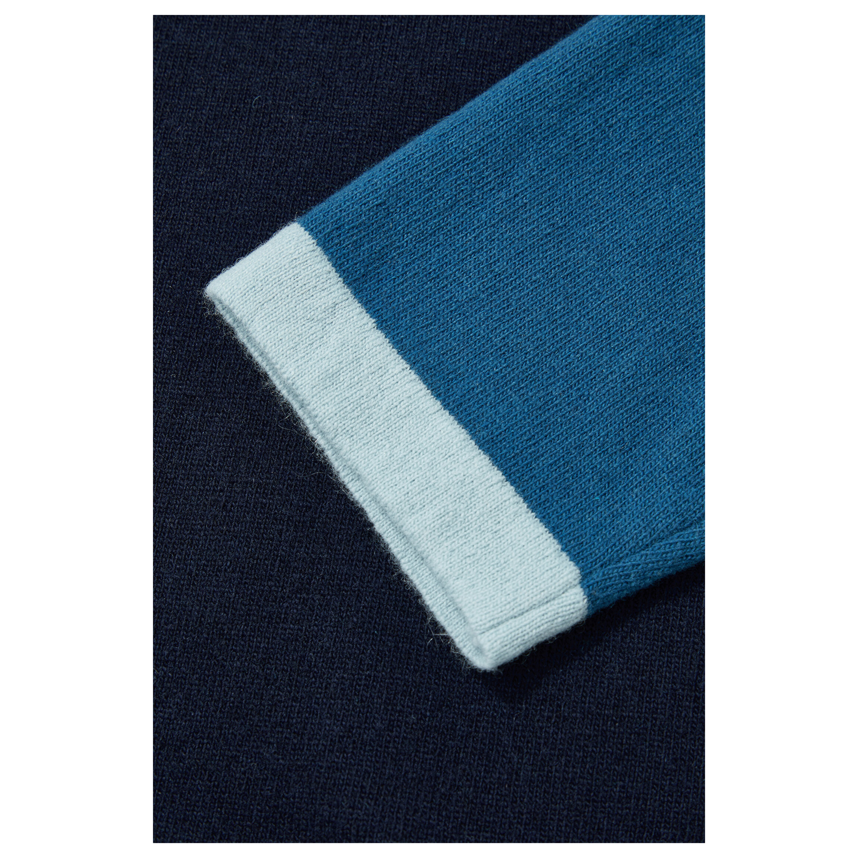 Vakko Lacivert Bisiklet Yaka Yün Kazak M401325565-55