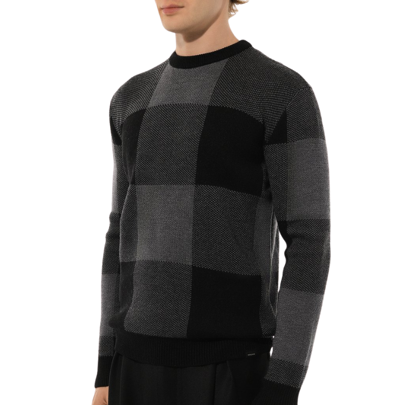 Woolrich Siyah Erkek Yün Kazak 