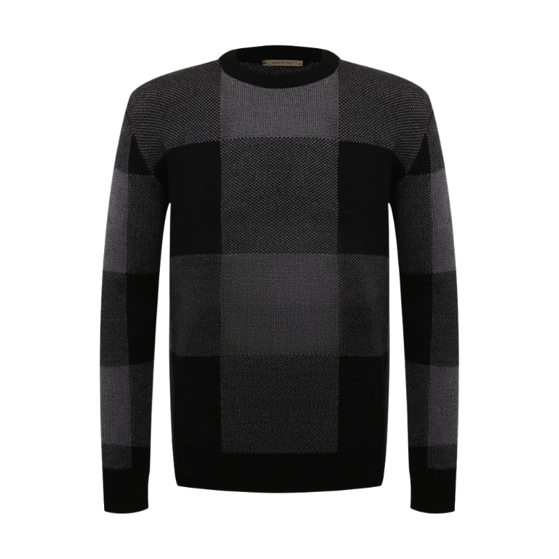 Woolrich Siyah Erkek Yün Kazak 