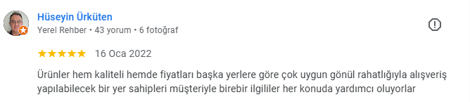 Evren Spor Müşteri Yorumu 5