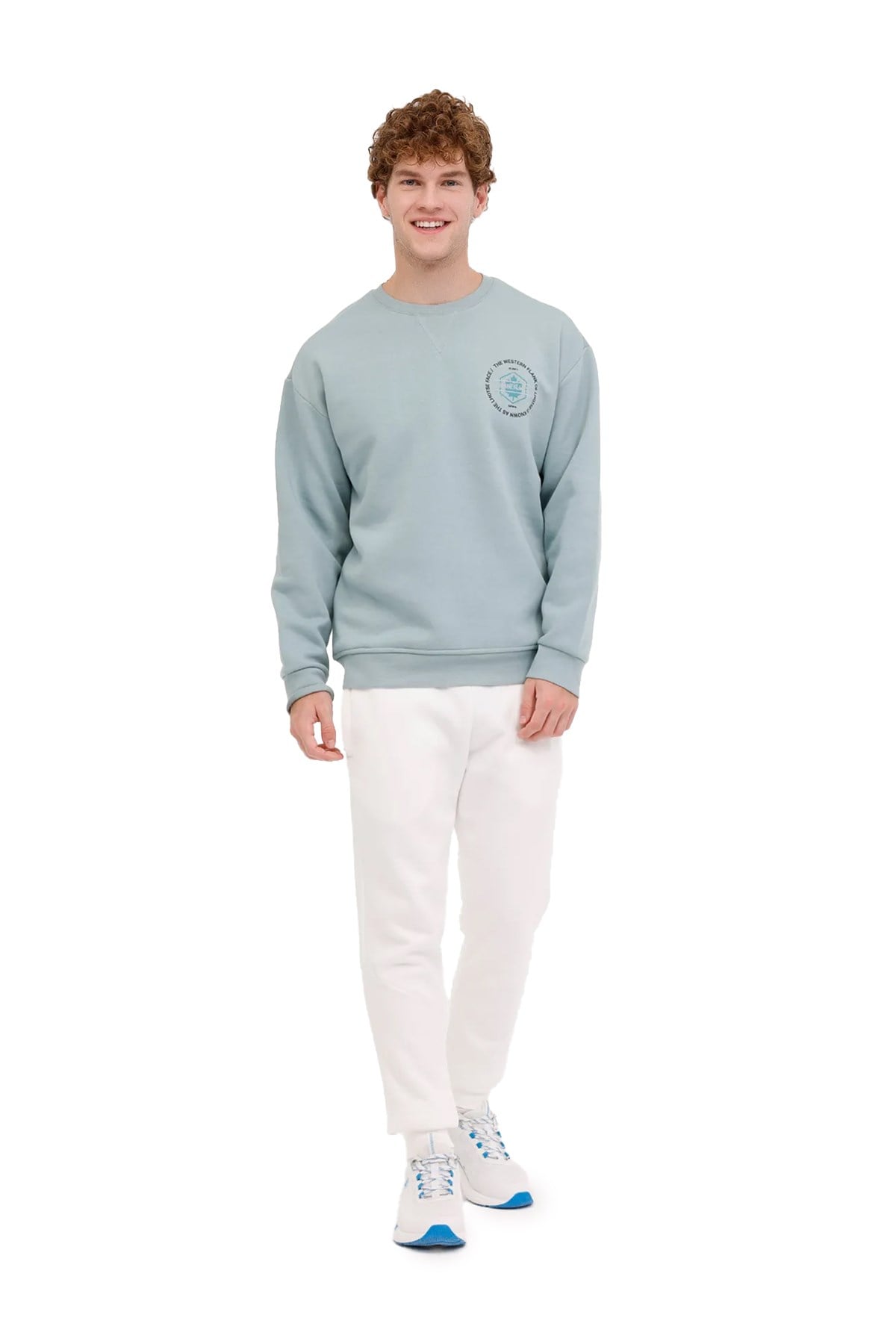 Lumberjack Erkek Sweatshirt 4W Ml Greys 16Urb2021 4Pr 101889511