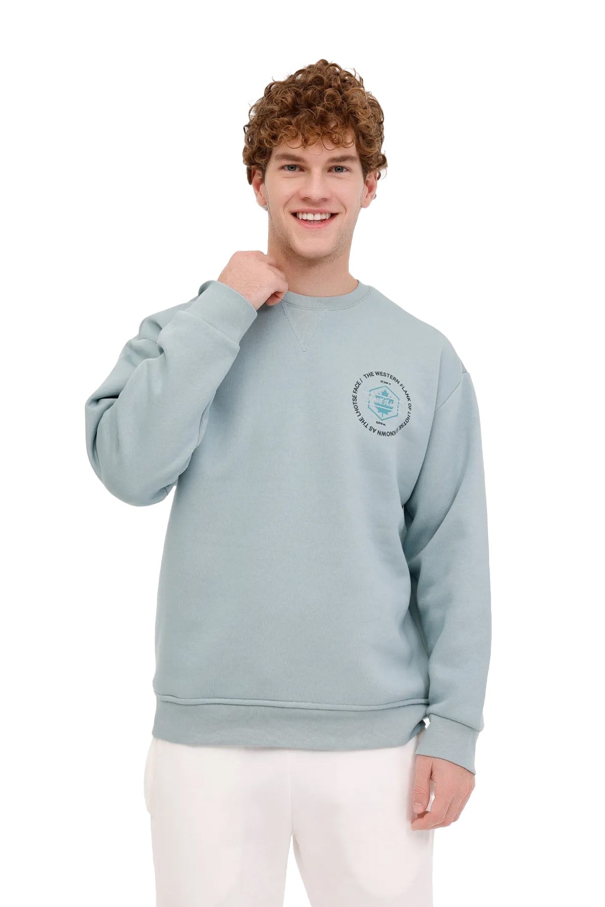 Lumberjack Erkek Sweatshirt 4W Ml Greys 16Urb2021 4Pr 101889511