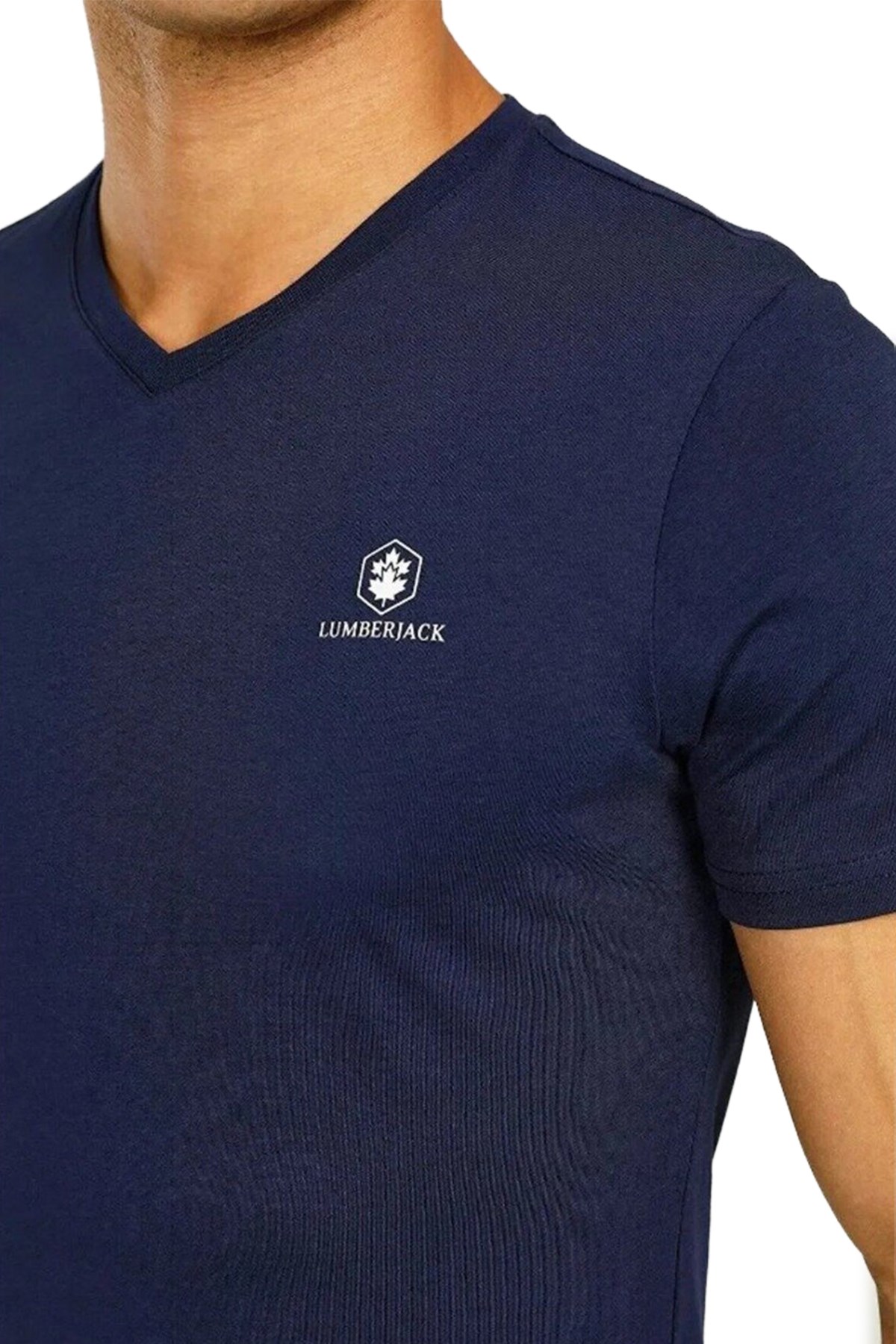 Lumberjack Erkek Tişört 4M M-Ct106 Bsc V Nk T-Sh 4Fx 101497403