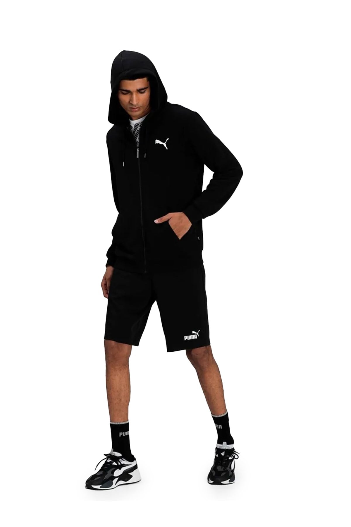 Puma Erkek Kapşonlu Sweat Ceket Ess Small Logo Fz Hoodie Tr -c 58670451