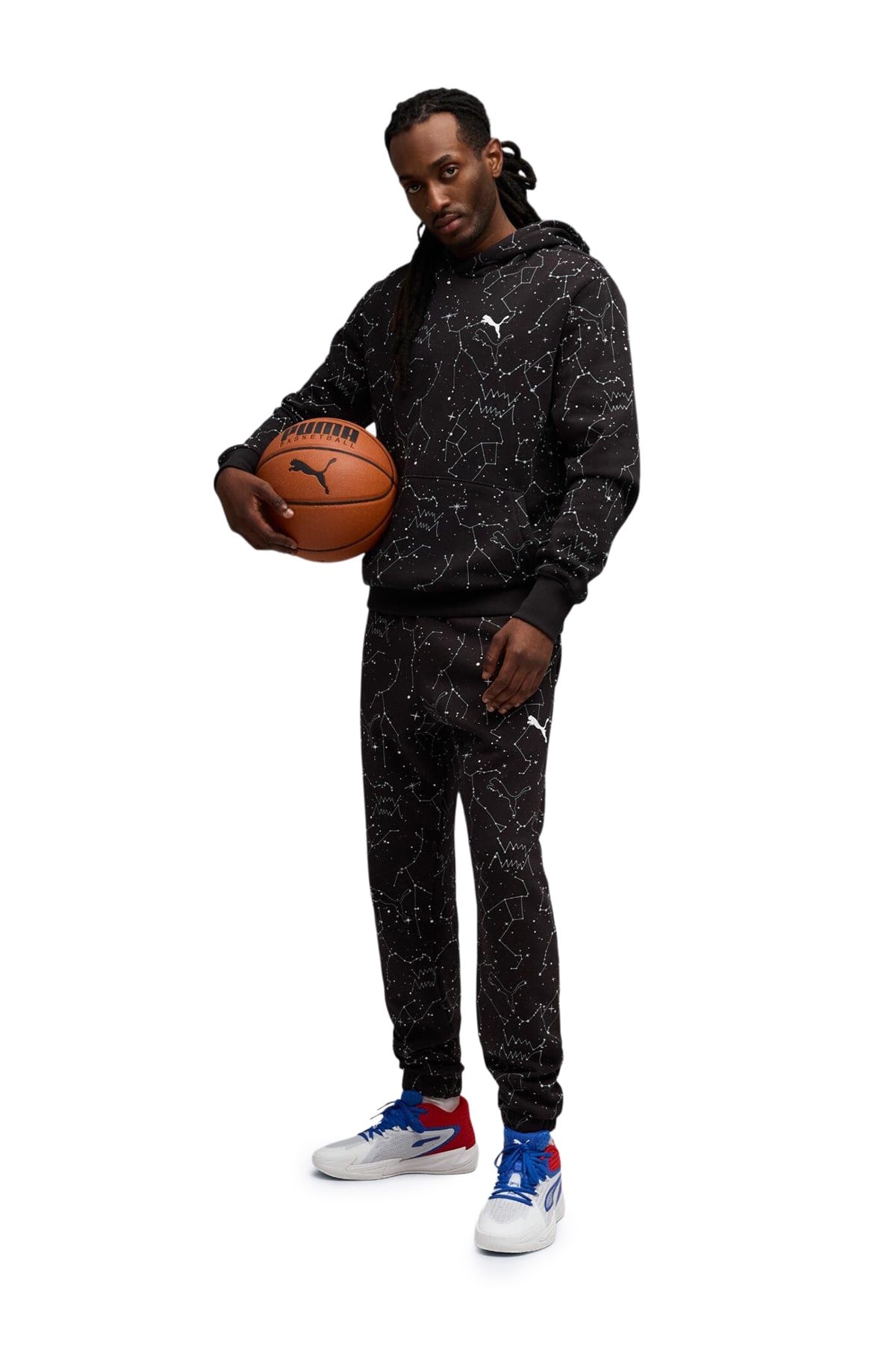 Puma Erkek Sweatshirt Hoopaverse Pullover Hoodie 63290902