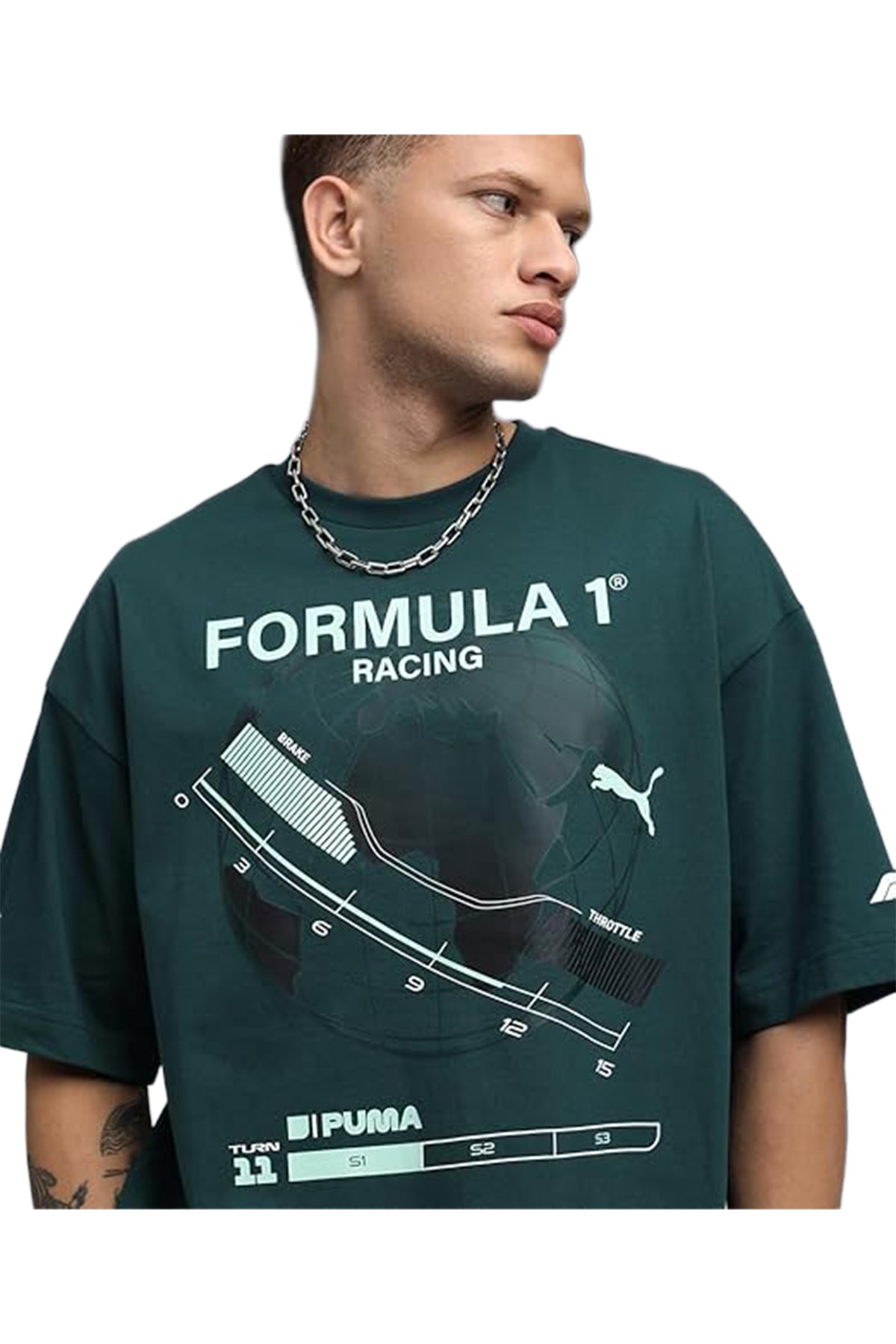 Puma Erkek Tişört F1 Graphic Tee - Relaxed 63265504