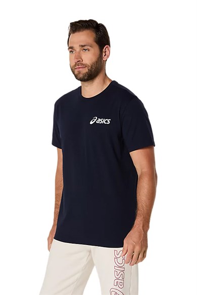 Asics Erkek Tişört Chest Logo SS Tee 2031E659-402
