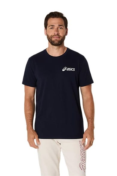 Asics Erkek Tişört Chest Logo SS Tee 2031E659-402