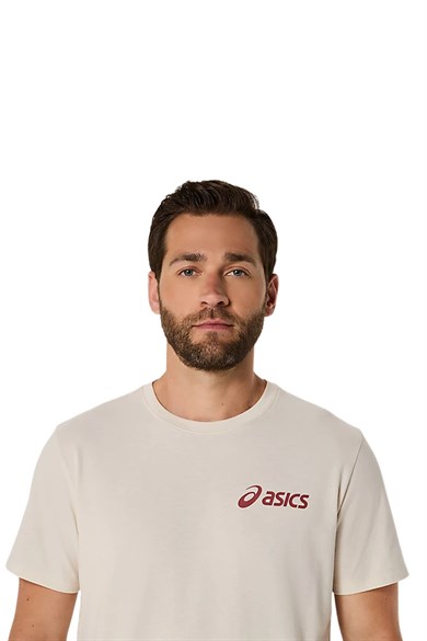 Asics Erkek Tişört Road Graphic SS Tee 2031F026-101