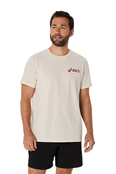 Asics Erkek Tişört Road Graphic SS Tee 2031F026-101