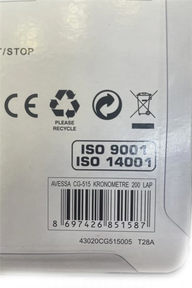 Avessa Kronometre 200 Hafızalı CG 515