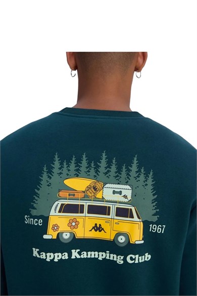 Kappa Erkek Sweatshirt Authentic Authentic Graphik Pyke 361L8IW