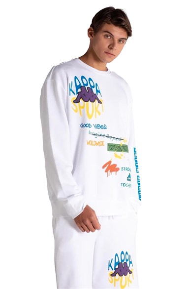 Kappa Erkek Sweatshirt Logo Navarro 321M3Cw