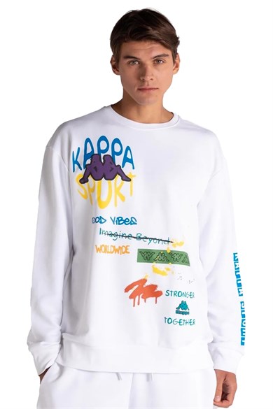 Kappa Erkek Sweatshirt Logo Navarro 321M3Cw