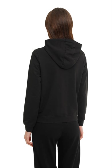Lotto Kadın Sweatshirt 4M W-Gris Fz Hoodie 4FX 101533713