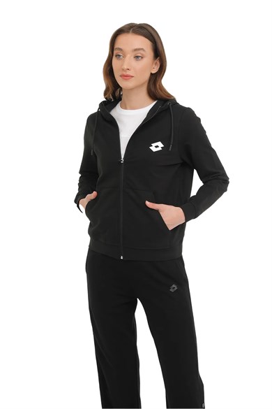 Lotto Kadın Sweatshirt 4M W-Gris Fz Hoodie 4FX 101533713