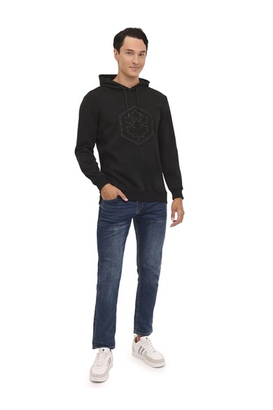 Lumberjack Erkek Sweatshirt Kapşonlu 4W ML Grass 17URB2013 4PR 101889492