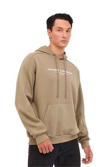 Lumberjack Erkek Sweatshirt Kapüşonlu 4W Ml Filaz 17AFW-87 4Pr 101888060
