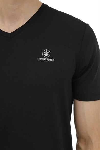 Lumberjack Erkek Tişört 4M M-Ct111 Bsc V Nk T-Sh 4Fx 101497421