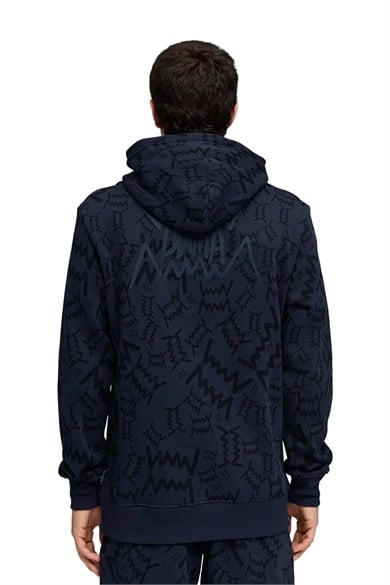 Puma Erkek Kapüşon Regular Fit Baskılı Sweatshirt teamJAWS Post Game Hoodie 68953604