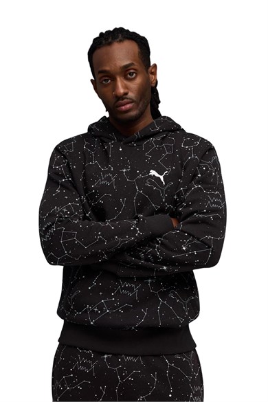 Puma Erkek Sweatshirt Hoopaverse Pullover Hoodie 63290902