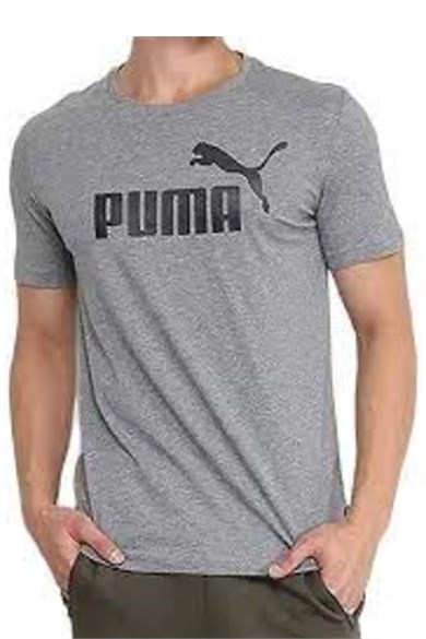 Puma Erkek Tişört Ess Logo Tee Medium 58666603