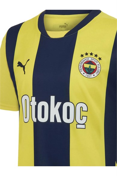 Puma Fenerbahçe 2024/2025 Yeni Sezon Çubuklu Forma FSK Home Jersey Junior 77536401