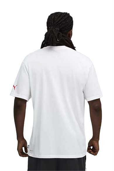 Puma Regular Fit Baskılı Erkek T-Shirt Hoopaverse Tee 3 63289101