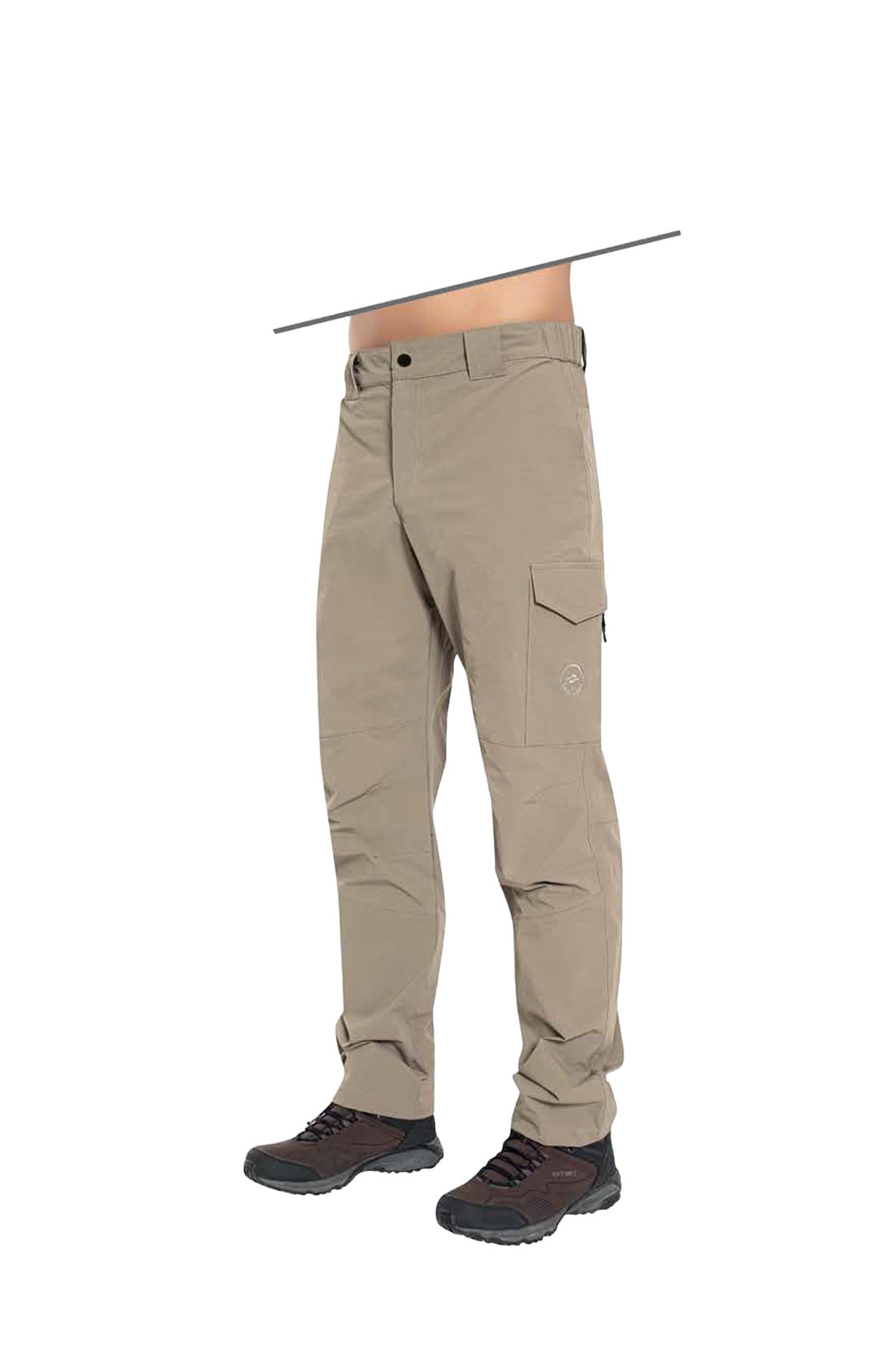 Crozwise Erkek Düz Pantolon Outdoor Ribs 2217 CROZWİSE 2217