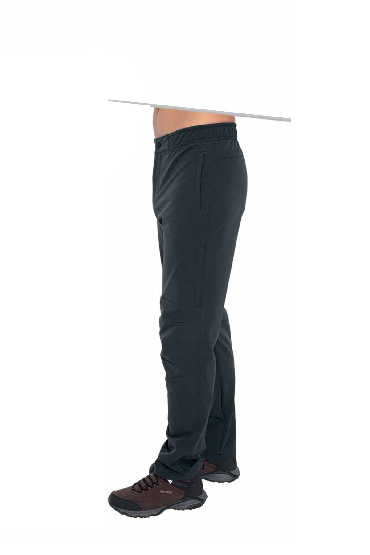 Crozwise Erkek Outdoor Lastikli Düz Pantolon 2233 CROZWİSE 2233