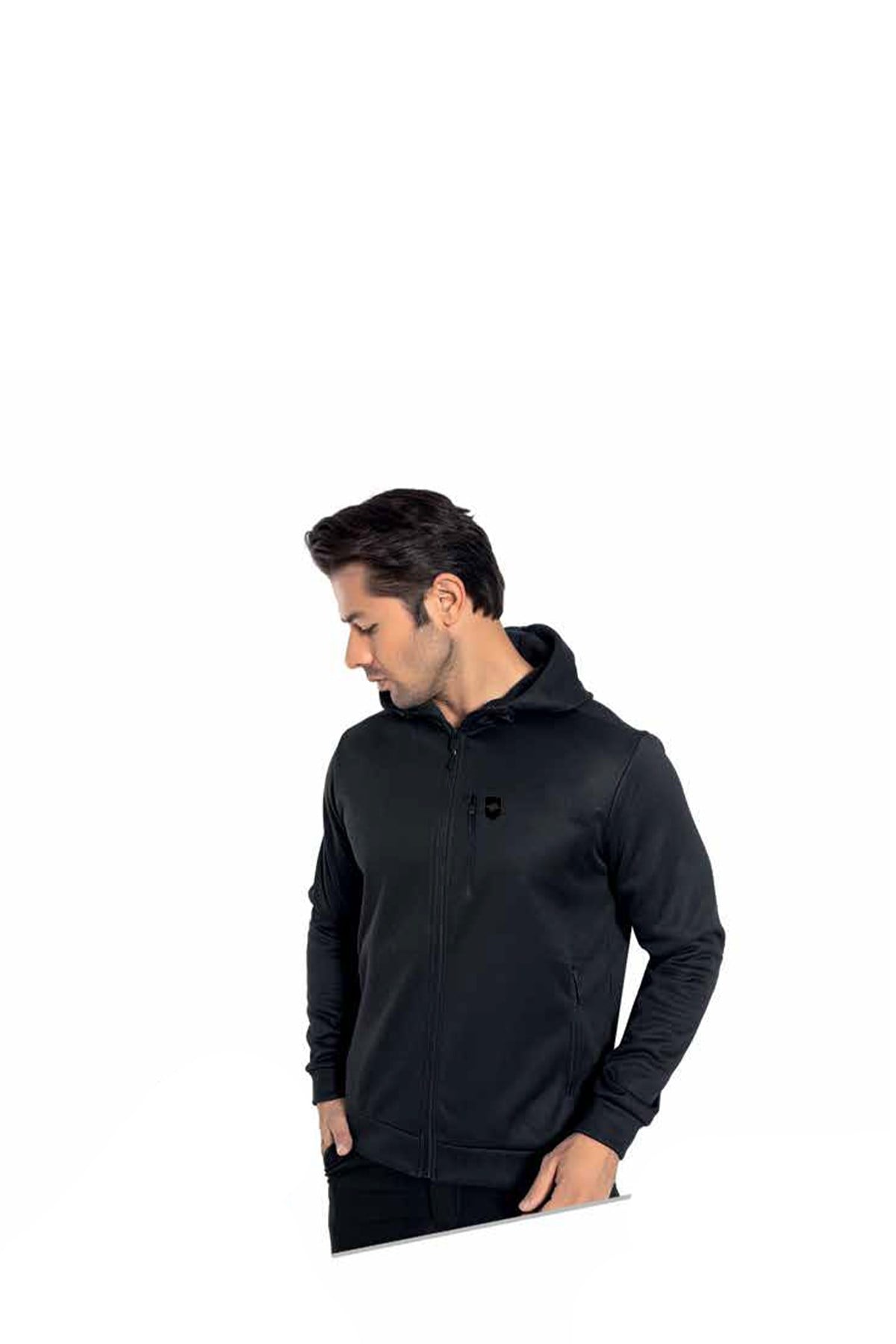 Crozwise Erkek Su İtici Kapşonlu Sweatshirt 6049-K CROZWİSE 6049-K