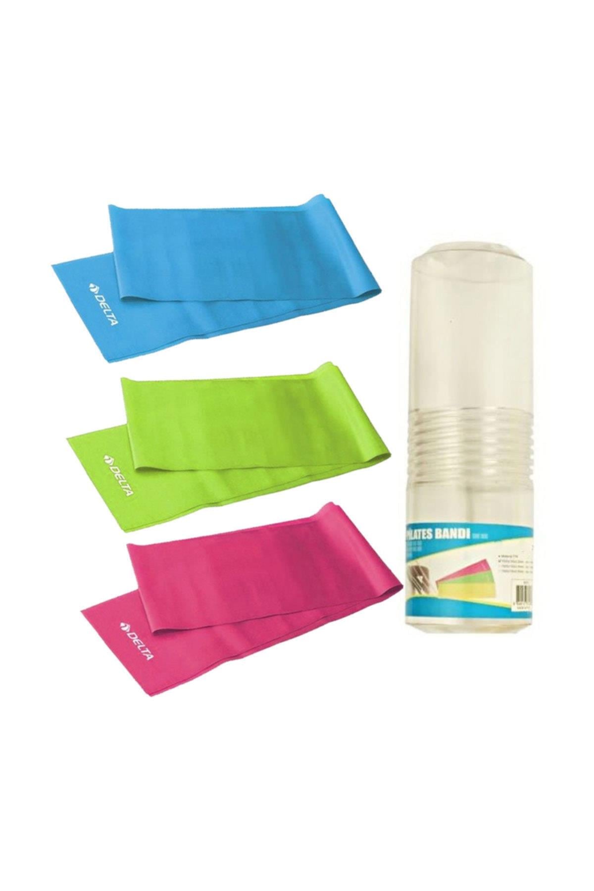 Delta Pilates Bandı Kapaklı Pvc Tüp 150 Cm X15 (Tam Sert) Ybu 258 DELTA YBU 258
