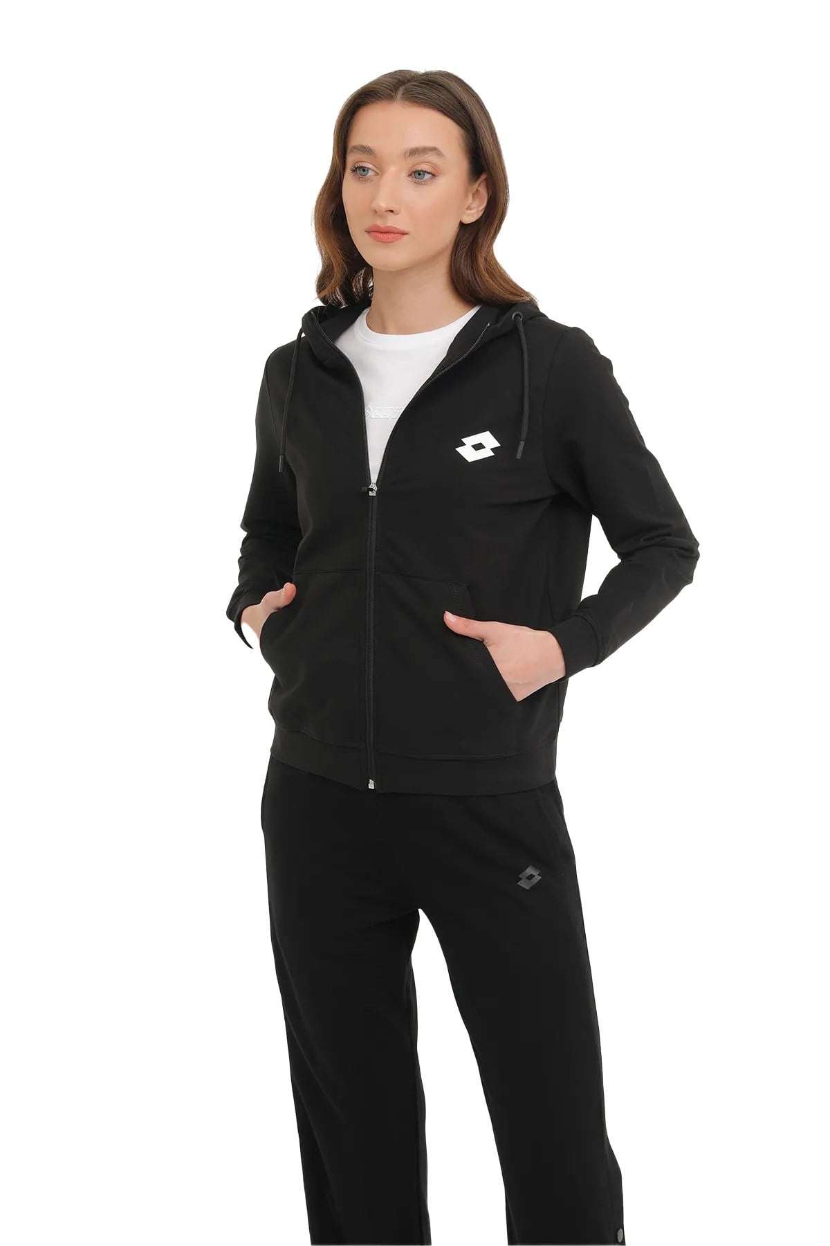 Lotto Kadın Sweatshirt 4M W-Gris Fz Hoodie 4FX 101533713 LOTTO 101533713