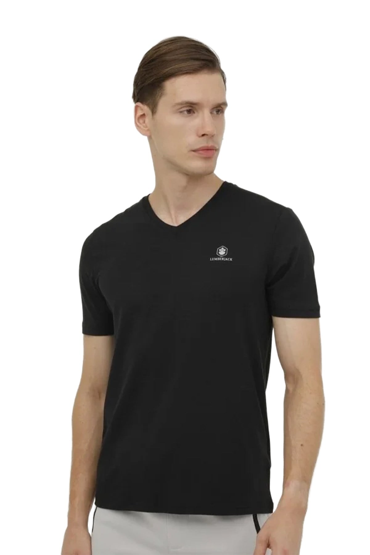 Lumberjack Erkek Tişört 4M M-Ct111 Bsc V Nk T-Sh 4Fx 101497421 LUMBERJACK 101497421