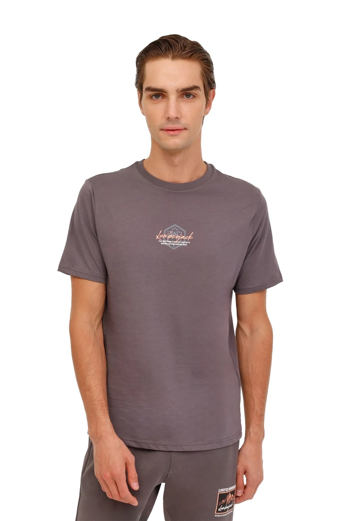 Lumberjack Erkek Tişört 4W ML Greys 11URB2028 4PR 101889506 LUMBERJACK 101889506