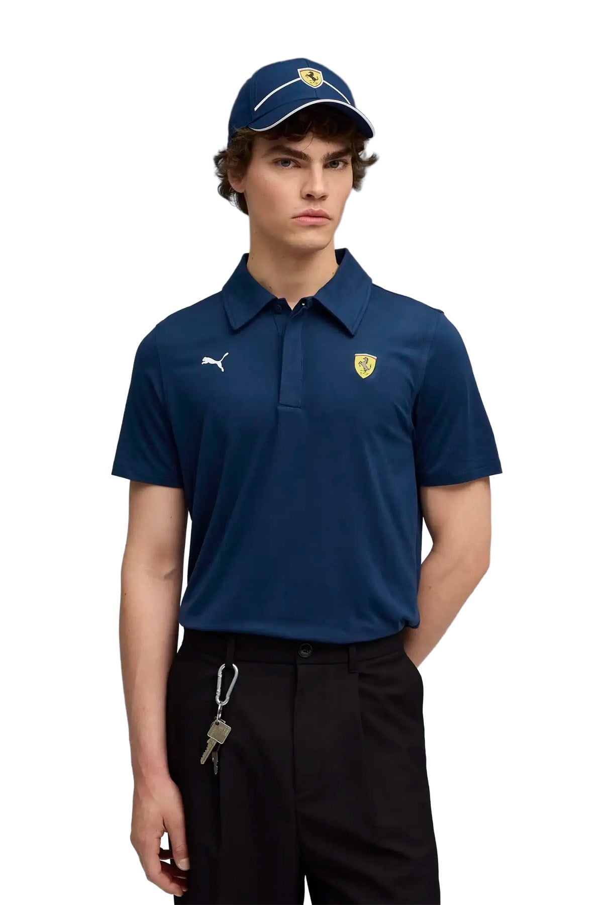 Puma Erkek Polo Yaka Tişört Ferrari Sportswear Cs Polo 63278205 PUMA 63278205