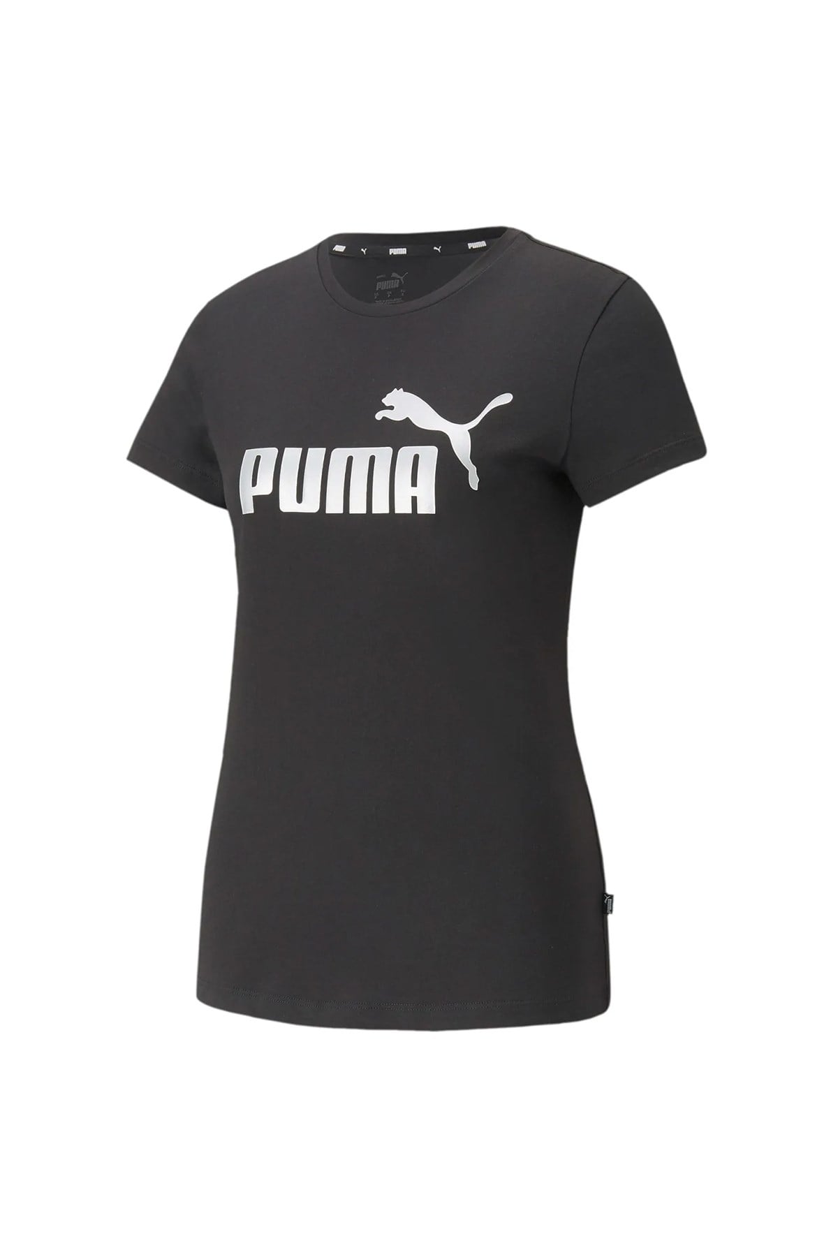 Puma Kadın Tişört ESS+ Metallic Logo Tee 84830351 PUMA 84830351