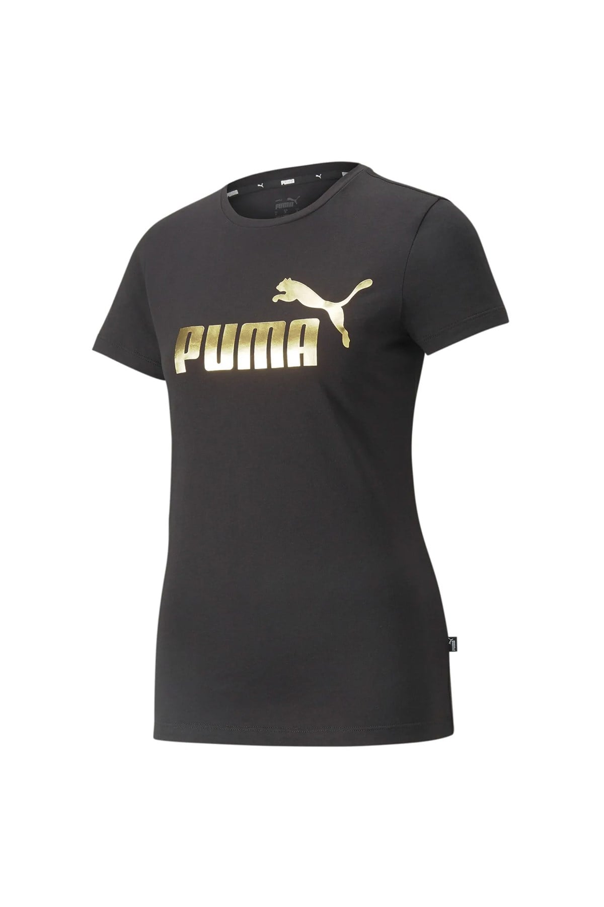 Puma Kadın Tişört ESS+ Metallic Logo Tee 84830301 PUMA 84830301