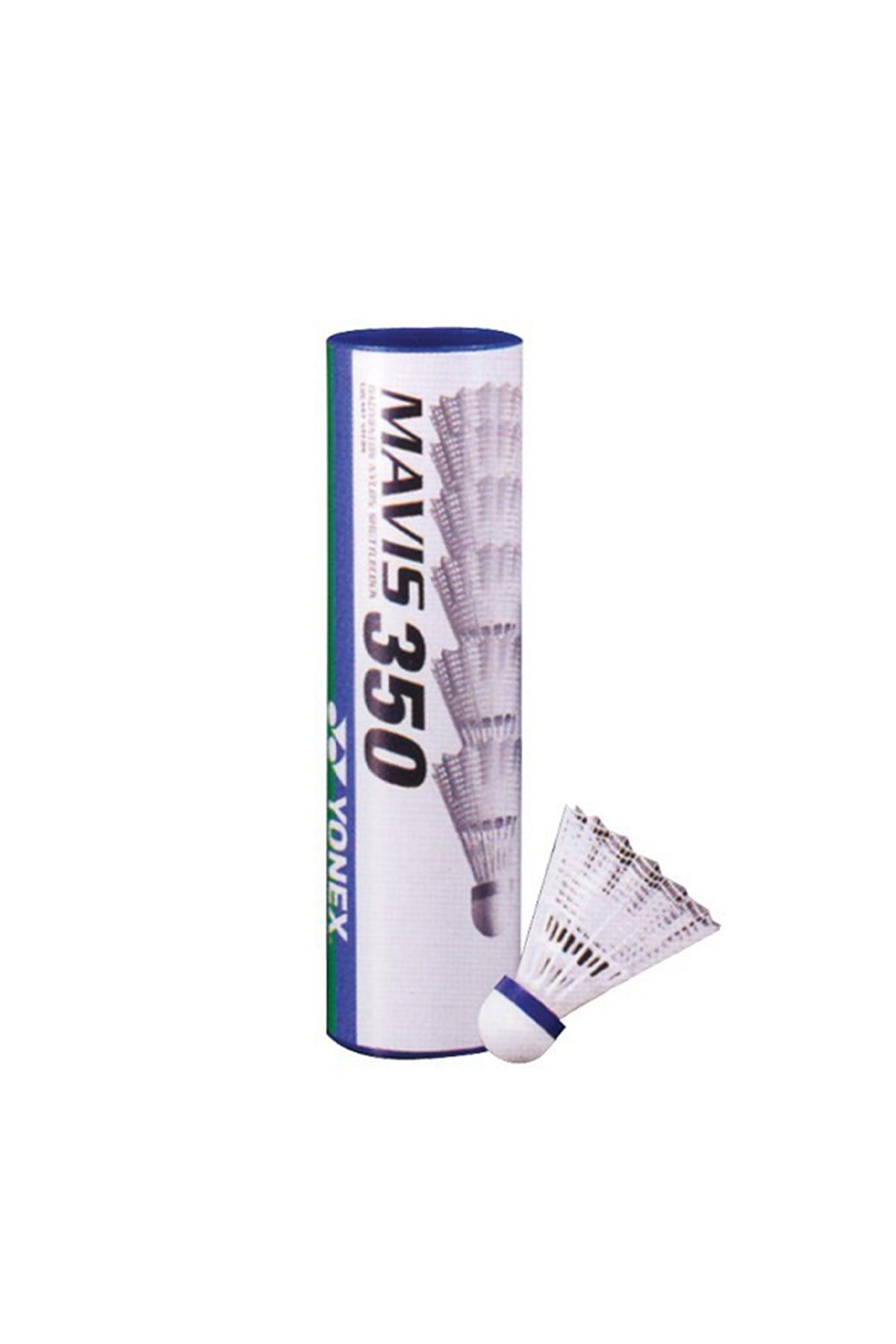Yonex Badminton Topu Mavis 350 6'lı Beyaz M-350P(W)Middle YONEX M-350P(W)MIDDLE
